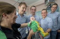 In pictures: All-Ireland-winning Cats drop into children's hospital