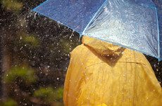 Status Yellow rain warning takes effect in three counties