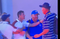 Rory McIlroy involved in post-match confrontation as United States fight back in Ryder Cup