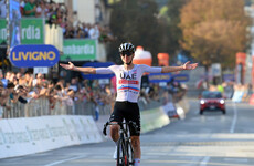 Pogacar completes historic hat-trick of Il Lombardia victories