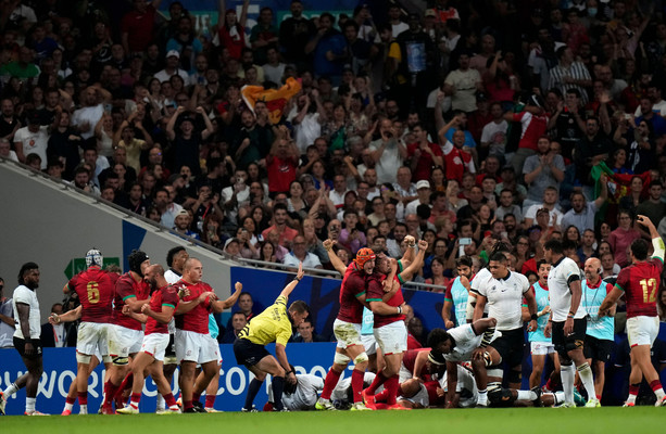 Le Portugal remporte une victoire surprise en Coupe du Monde contre les Fidji · 42e