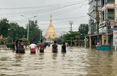 14,000 displaced in Myanmar after record rain sparks floods