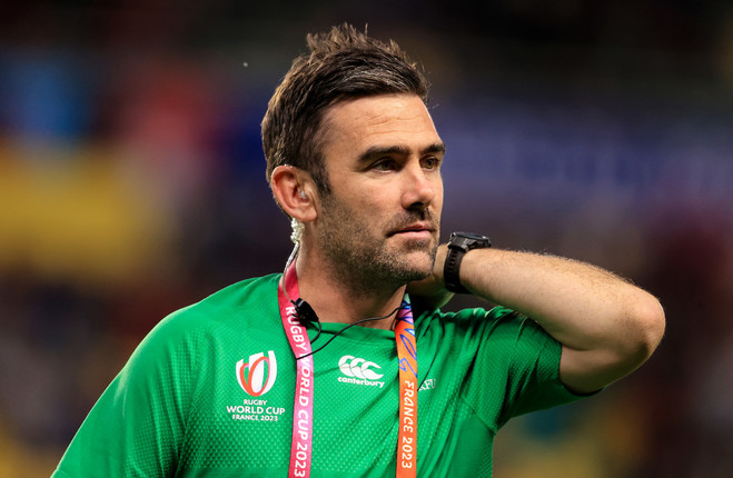 Key Analyst Beside Andy Farrell During Ireland Matches