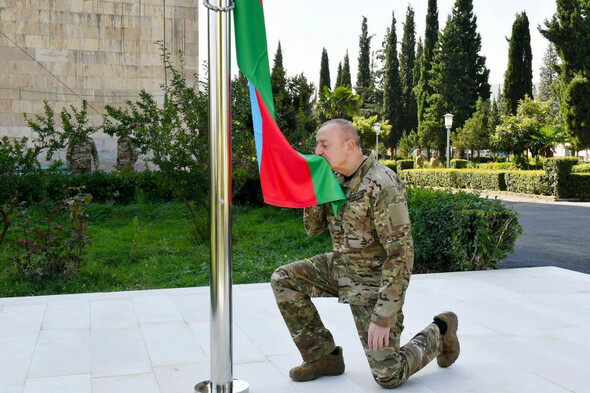 Azerbaijan's president raises nation's flag in former breakaway region Karabakh's capital - Vimarsana News