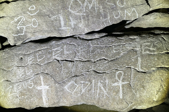 Ancient passage tomb in Sligo vandalised with words and symbols scratched into stones - Vimarsana News