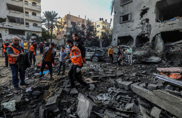 As It Happened: Hundreds feared dead in Gaza after reported airstrike ...