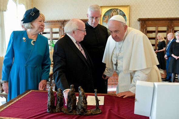 'I don't give instructions to the Pope': Higgins on his latest audience with Pope Francis - Vimarsana News