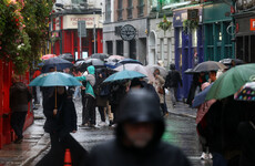 Rain warnings for eight counties as localised flooding and difficult travel conditions possible