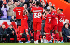 Liverpool show support for Luis Diaz in 3-0 victory over Nottingham Forest