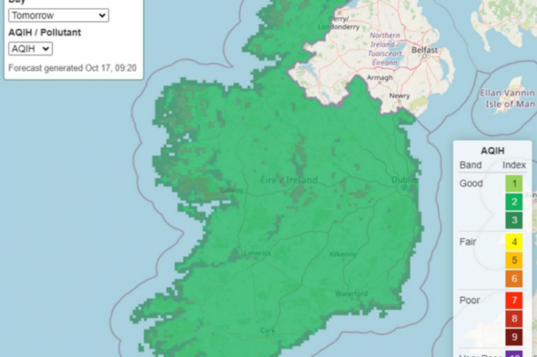 Ireland's new national air quality forecast goes live today - Vimarsana News