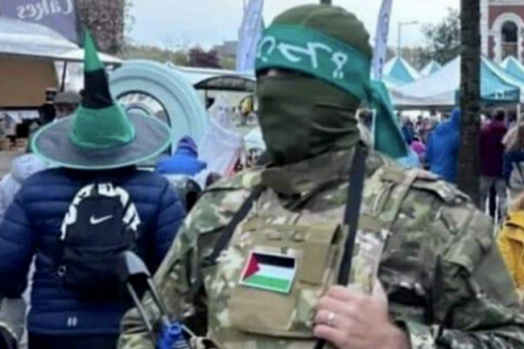 PSNI says it has received 'number of reports' of person dressed up as Hamas member - Vimarsana News