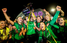 Champions Peamount fire six goals as they lift the Premier Division trophy in style