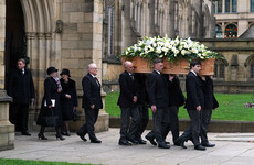 Family, fans and football legends say final goodbyes to Bobby Charlton at Manchester funeral