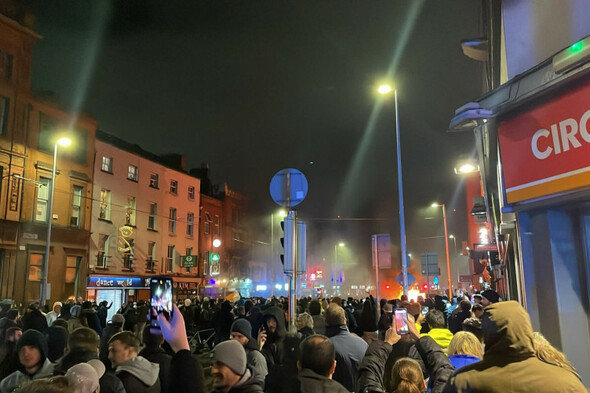 Bottles and other missiles thrown at gardaí on streets around Parnell Square East - Vimarsana News