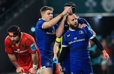 Larmour try proves decisive as Leinster edge Munster at Aviva Stadium