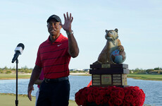 Tiger Woods' delight after completing comeback