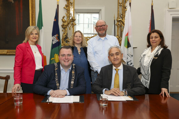Dublin City has twinned with Ramallah in Palestine - Vimarsana News