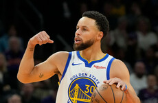 Curry-inspired Warriors hold off Nets, Thunder stun NBA champion Nuggets