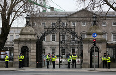 Man convicted and fined for abusing gardaí and interfering with arrest at demonstration outside Dáil