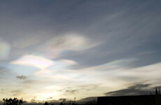 Rare 'rainbow cloud' spotted over Ireland