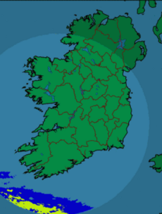 We're going to put it out there again... NO RAIN IN IRELAND