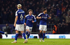Ipswich snatch point in top-of-table clash, Rooney blasts his Birmingham players