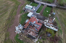 Tornado suspected after buildings damaged by strong winds in Wexford