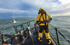 Two people rescued after yacht blown away from Howth coast