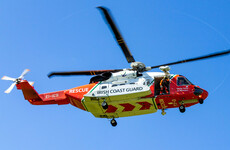 British Coast Guard aircraft assisted Irish helicopter rescue of injured sailor off south coast