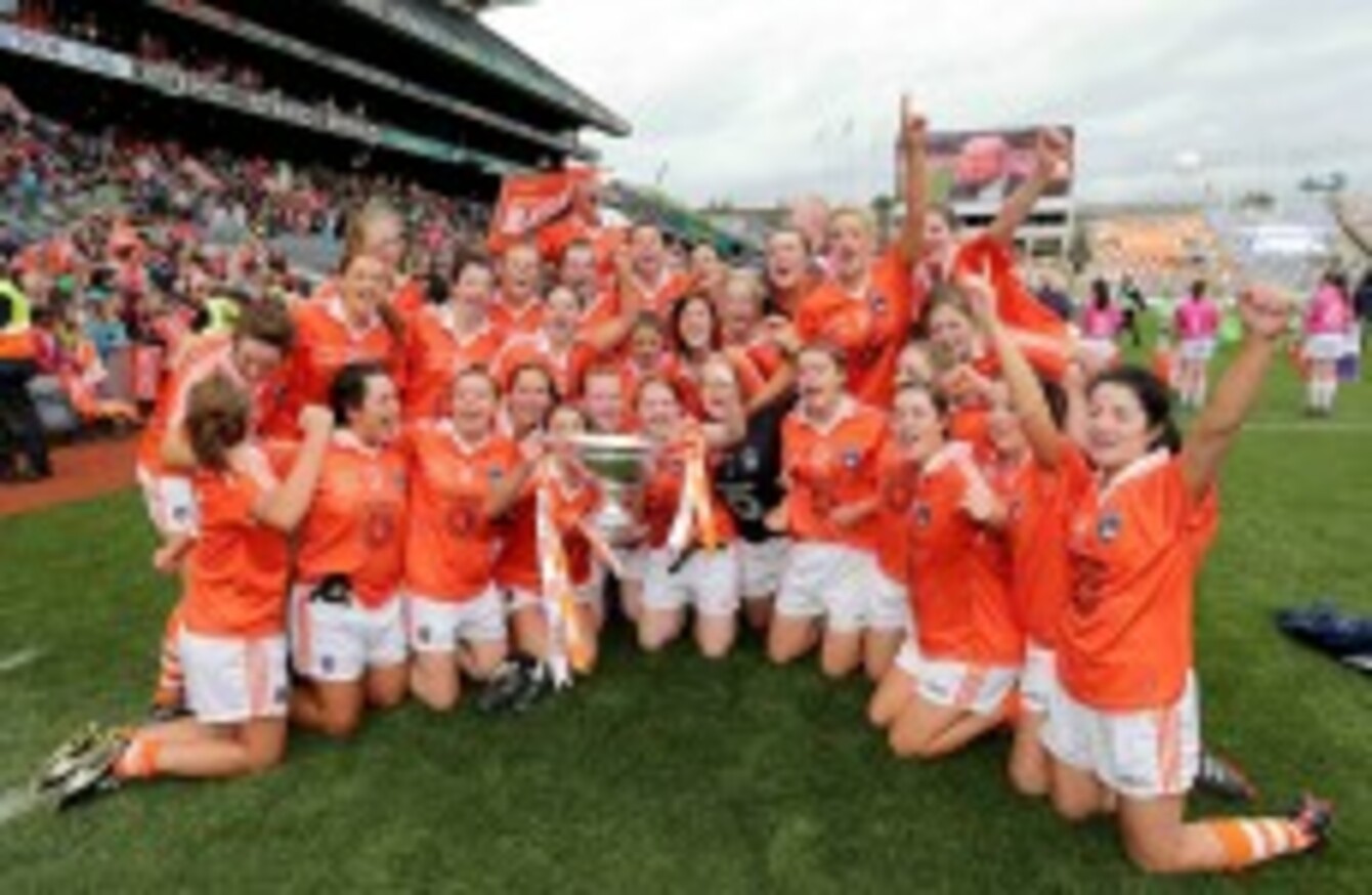 Armagh celebrate ladies intermediate football triumph · The42