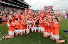 Armagh celebrate ladies intermediate football triumph