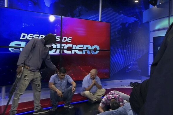 Ecuador president gives order for gangs to be 'neutralised' after gunmen storm TV studio - Vimarsana News