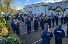 Gardaí scuffle with protesters outside Tipperary hotel over plans to house family asylum seekers