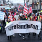 Demonstrators march through Roscrea to protest use of hotel to house asylum seekers