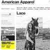 American Apparel thinks this bodiless horse will sell fanciful dressess