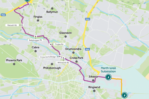 Routes of 3 major underground electricity cables in Dublin revealed - Vimarsana News