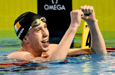 Irish swimmer Daniel Wiffen takes gold in 800m freestyle at World Championships
