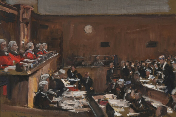 John Lavery courtroom painting of Roger Casement trial expected to get around €30,000 at auction - Vimarsana News