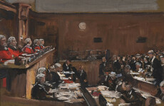 John Lavery courtroom painting of Roger Casement trial expected to get around €30,000 at auction