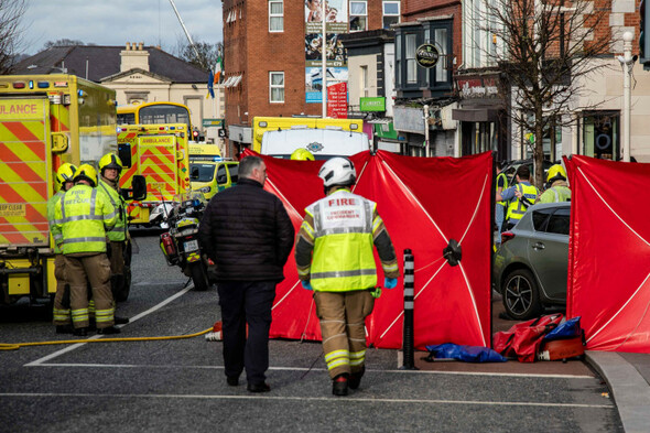 Gardaí and emergency services responding to traffic incident on Bray main street - Vimarsana News