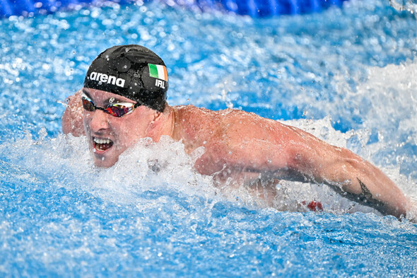 McCusker sets new Irish 100m butterfly record at debut World Championships - Vimarsana News