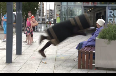 VIDEO: Bin* attacks old lady in South Dublin