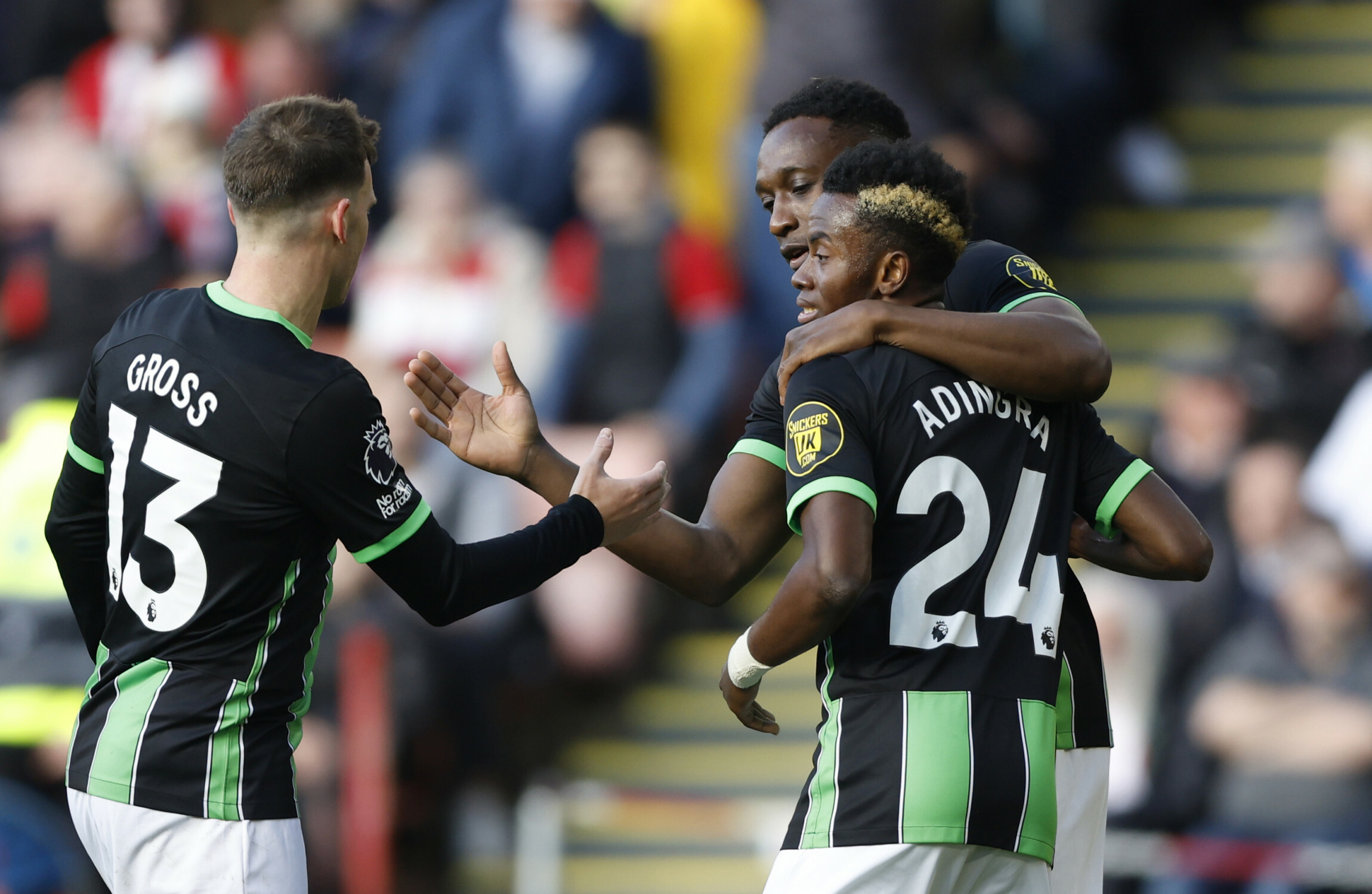 Brighton hit Sheff Utd for five after Mason Holgate sees red for horror tackle - Vimarsana News