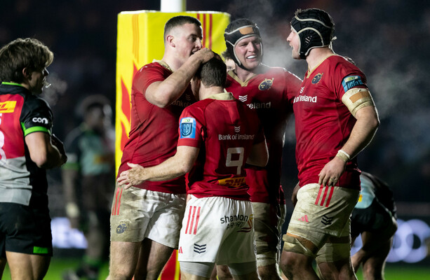 Le Munster a gagné contre les Harlequins et le Leinster a été battu aux Saracens · 42e