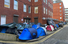 DCC councillors discussed the tents near Mount Street yesterday and let loose on the government