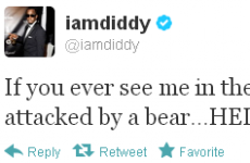 Tweet Sweeper: Puff Daddy is talking about bears