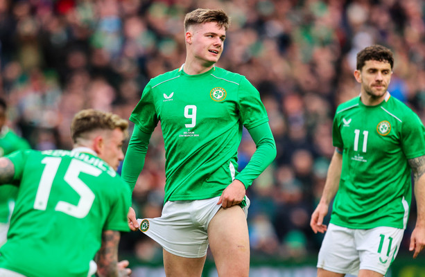 Ireland rue Evan Ferguson's missed penalty in goalless draw with Belgium
