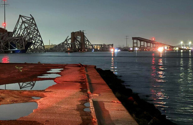 La radio de la police a capturé le calme puis la panique après l'effondrement du Key Bridge à Baltimore
