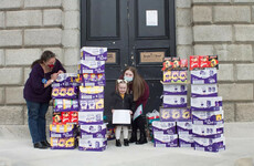 Two young sisters from Dublin organise Easter egg drive for children in Temple Street Hospital