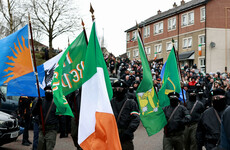 Journalists targeted by 'disturbing' petrol bomb attacks at dissident march in Derry